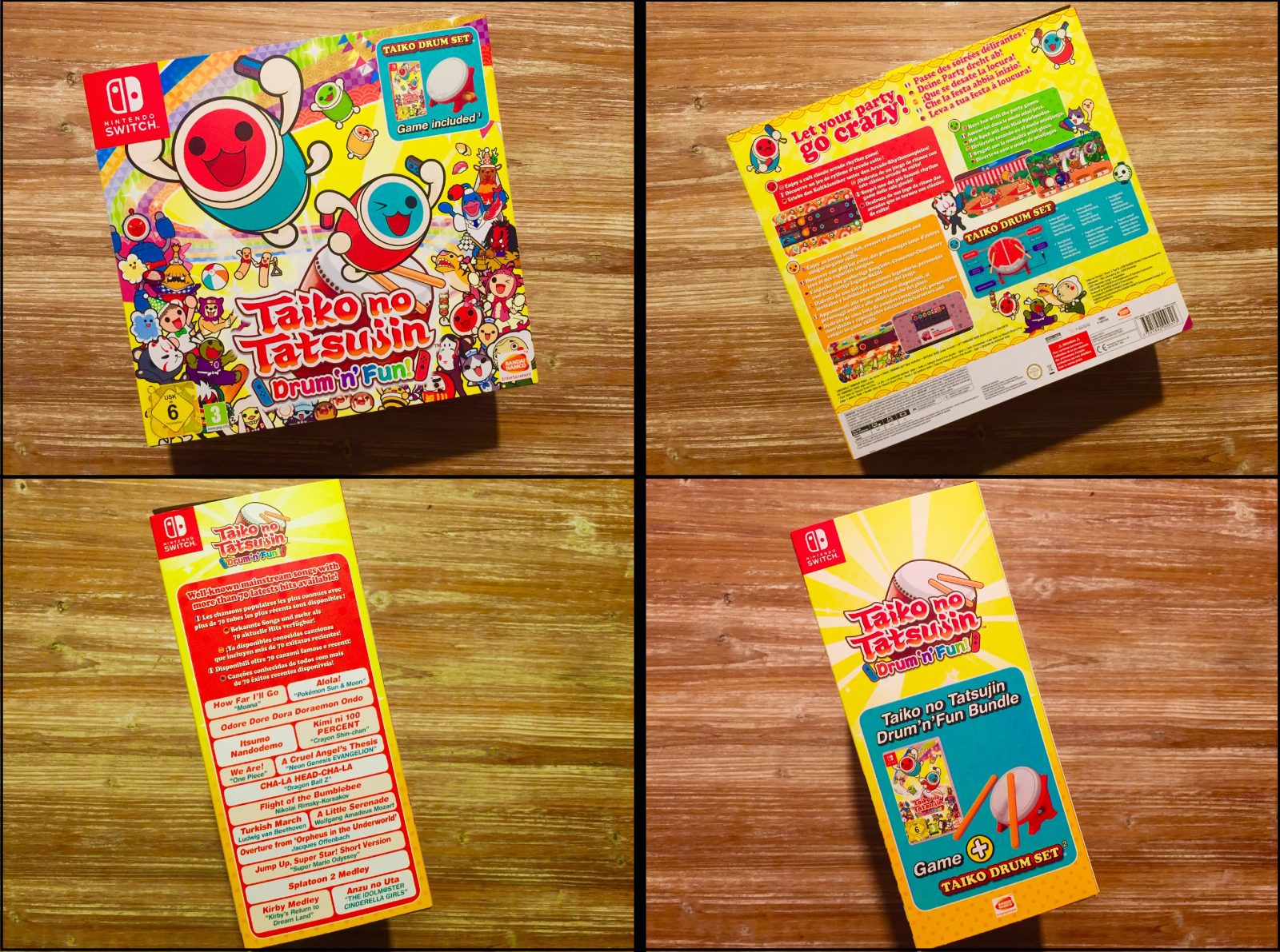 Unboxing de Taïko No Tatsujin – Drum n Fun sur Switch