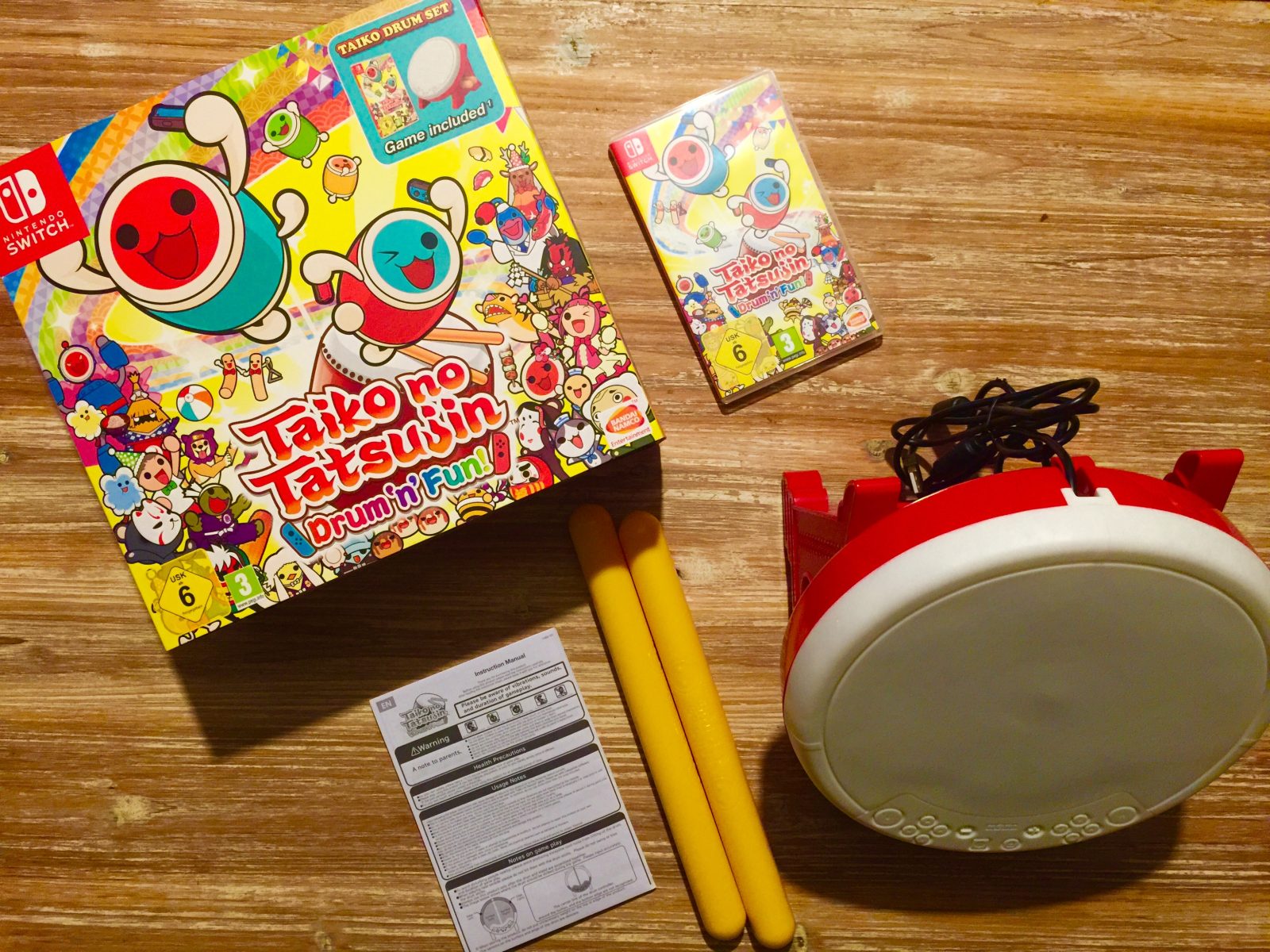 Unboxing de Taïko No Tatsujin – Drum n Fun sur Switch
