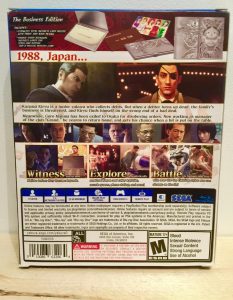 [Unboxing] Yakuza 0 – The Business Launch Edition sur PS4
