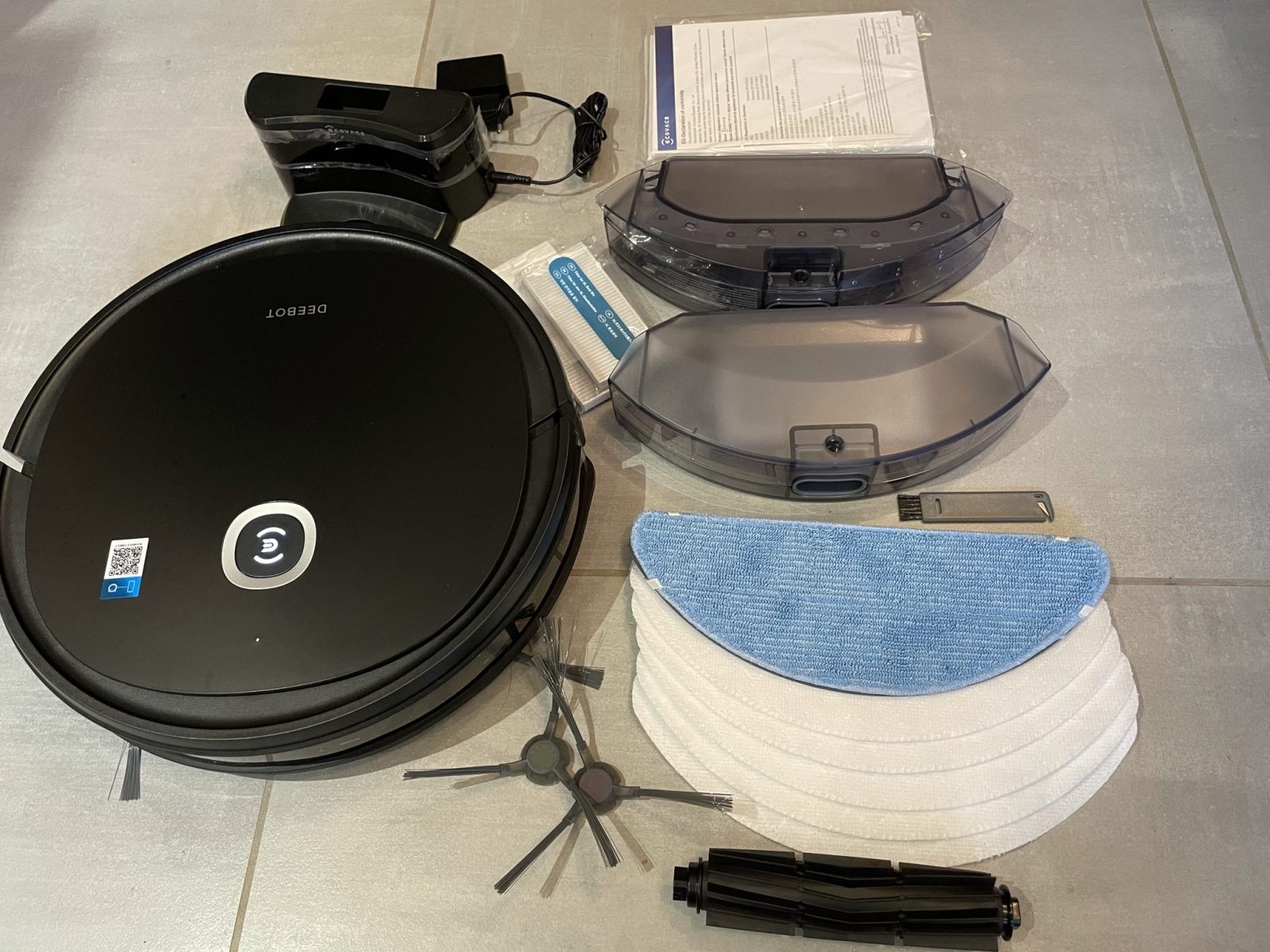Bac à Poussière De Remplacement Pour Robot Aspirateur Ecovacs Deebot X2 / X2 Pro / X2 Omni